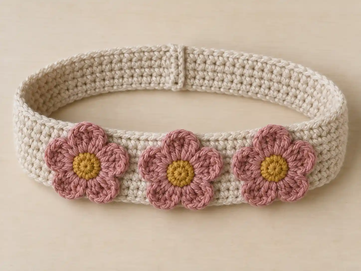 Crochet Boho Flower Headband Pattern Crochet Floral Hair Band 8 Crochet Boho Flower Headband Pattern Crochet Floral Hair Band