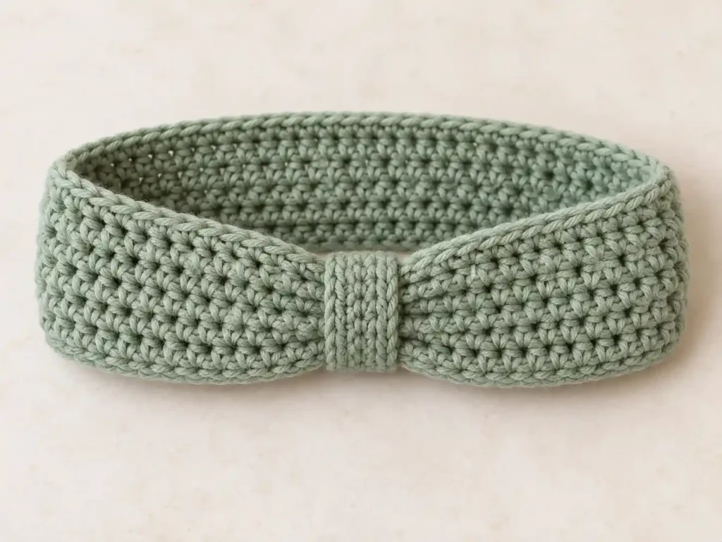 Crochet Woven Stitch Band Free Crochet Pattern