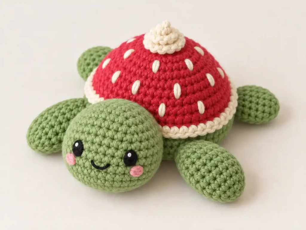 Diy Crochet Gifts Strawberry Shortcake Turtle Amigurumi Doll Free Crochet Pattern